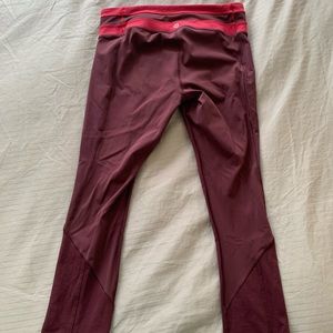 Lululemon running crop